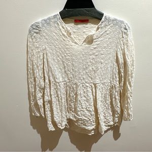 Carolina Herrera daisy long sleeve top